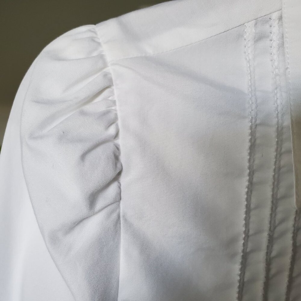 Diane von Furstenberg White Cotton Shirt - Picture 4 of 10